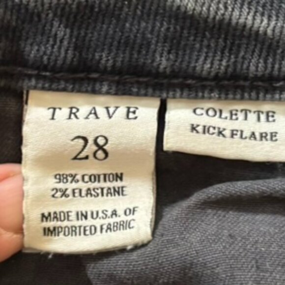 Trave Collette Kick Flare Jeans –Gray – Size 28 –NEVER BEEN WORN NWOT - Picture 6 of 15
